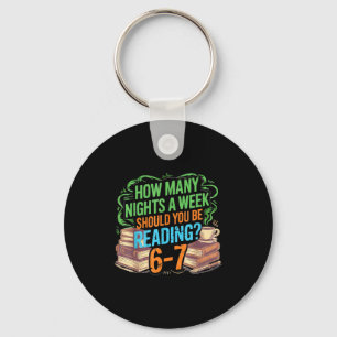 Reading 67 Meme Englieacher Funny 67 Librarian  Keychain