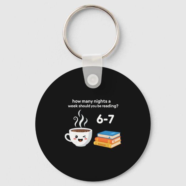 Reading 67 Meme English Teacher Funny 6 7  Keychain (Front)