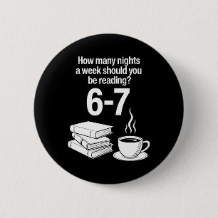 Reading 67 Meme English Teacher Funny Book Lover 2 Inch Round Button