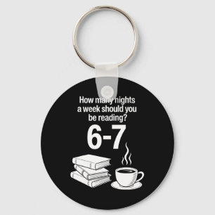 Reading 67 Meme English Teacher Funny Book Lover Keychain
