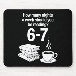 Reading 67 Meme English Teacher Funny Book Lover  Mouse Pad
