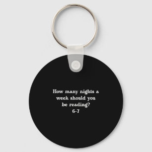 Reading 67 Meme Funny Book Lover Librarian English Keychain