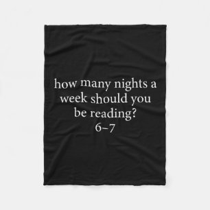 Reading 6-7 Teacher School Librarian English Teach Fleece Blanket