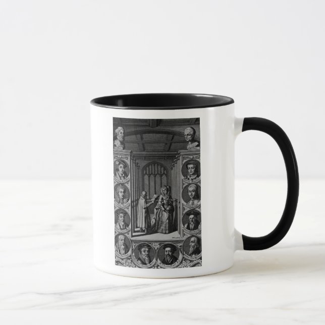 Reading a letter to Queen Elizabeth I Mug (Right)
