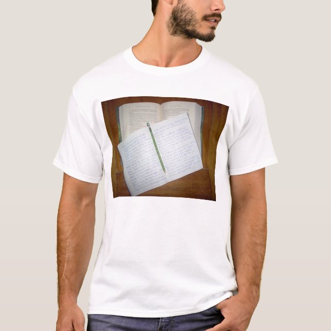 reading and writing T-Shirt (Front)