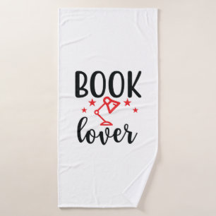 Reading Art Book Lover Bath Towel