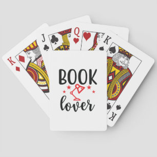 Reading Art Book Lover Playing Cards