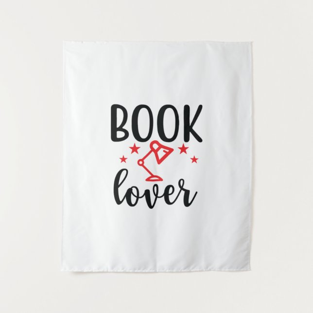 Reading Art Book Lover Tapestry (Front)
