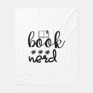 Reading Art Book Nerd Fleece Blanket