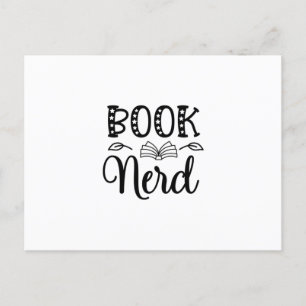 Reading Art Book Nerd Postcard