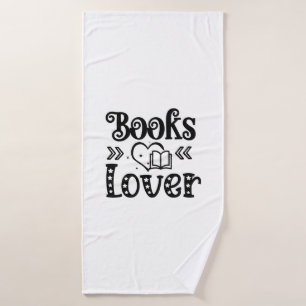 Reading Art Books Lover Bath Towel