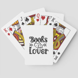 Reading Art Books Lover Playing Cards
