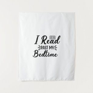 Reading Art I Read Past My Bedtime Tapestry