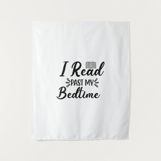 Reading Art I Read Past My Bedtime Tapestry (Front)