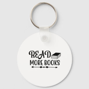 Reading Art Read More Books Keychain
