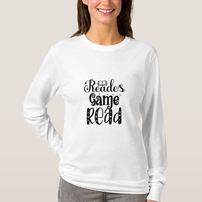 Reading Art Reades Game Read T-Shirt (Front)