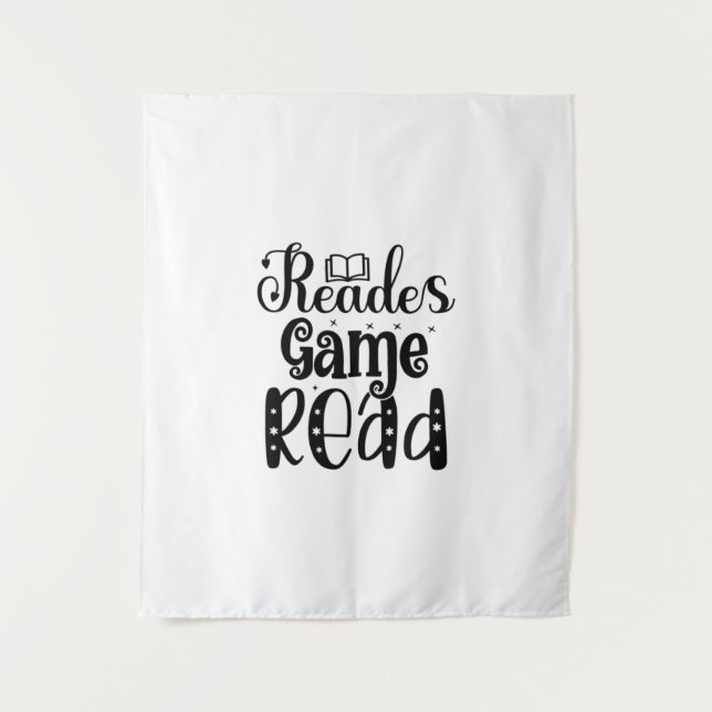Reading Art Reades Game Read Tapestry (Front)