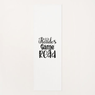 Reading Art Reades Game Read Yoga Mat