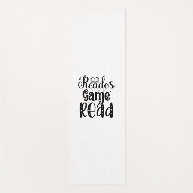 Reading Art Reades Game Read Yoga Mat (Front)