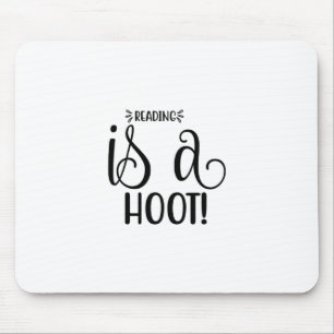 Reading Art Reading Is A Hoot Mouse Pad