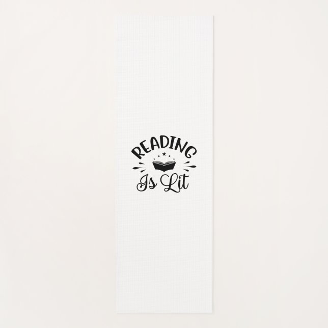 Reading Art Reading Is Lit Yoga Mat (Front)