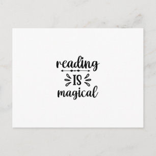 Reading Art Reading Is Magical Postcard