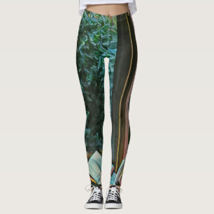 Reading artwork gift leggings