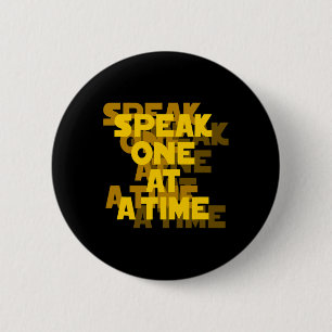 Reading Asl Hand Gesture Deaf Hearing Loss Awarene 2 Inch Round Button