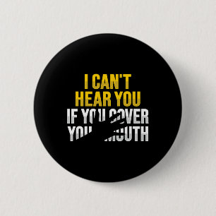 Reading Asl Hand Gesture Deaf Hearing Loss Awarene 2 Inch Round Button