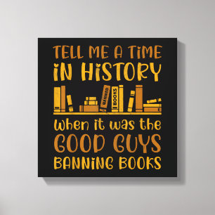Reading Banned Books Reader Read Banned Books For Canvas Print