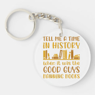 Reading Banned Books Reader Read Banned Books For Keychain