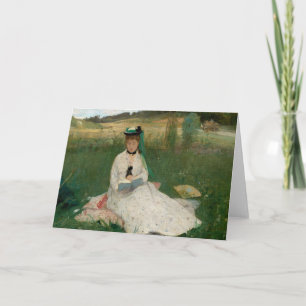 Reading   Berthe Morisot Card