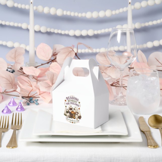 Reading Between The Feelings Ghost Readers Favor Box (Wedding)