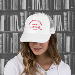 Reading Between The Wines Book Club Red Crest Trucker Hat