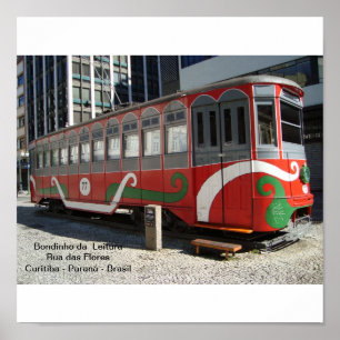 Reading Bondinho - Curitiba Poster