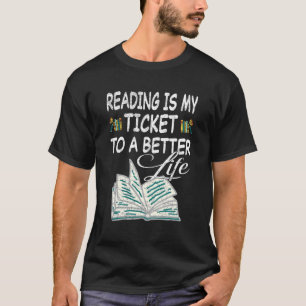 Reading Book Literature Library Books Readers Are T-Shirt