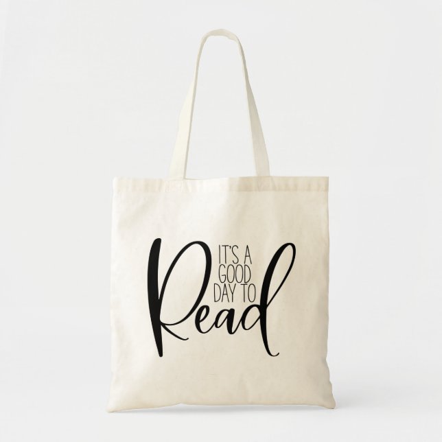 Reading Book Lover Tote Bag (Front)