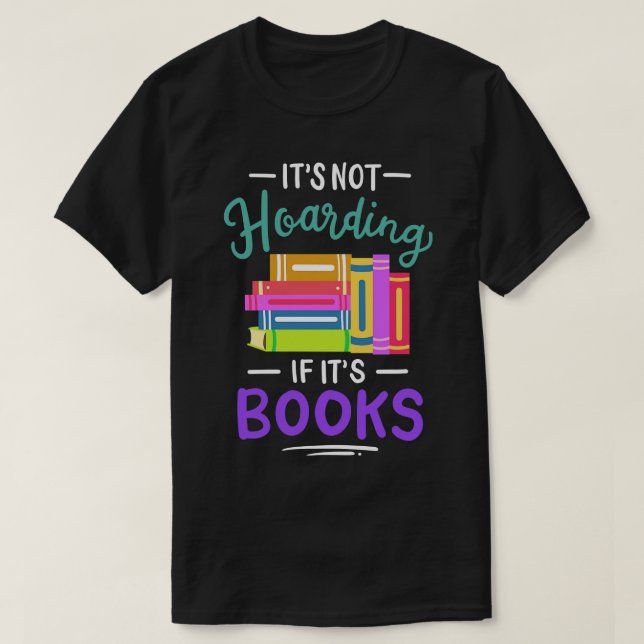 Reading Books Bookworm T-Shirt (Design Front)