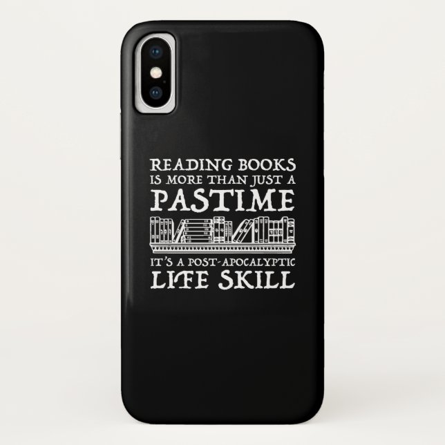 Reading Books Is More Than Just A Pastime Case-Mate iPhone Case (Back)