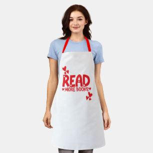 Reading Books Love  Apron