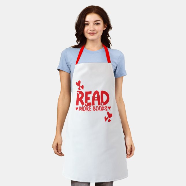 Reading Books Love  Apron (Worn)