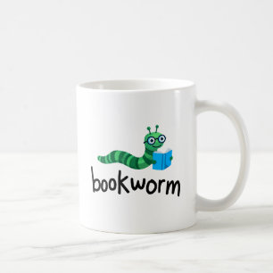 Reading Buddy Cute Bookworm With Book Coffee Mug