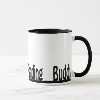 Reading Buddy Mug with boy sitting beside tree