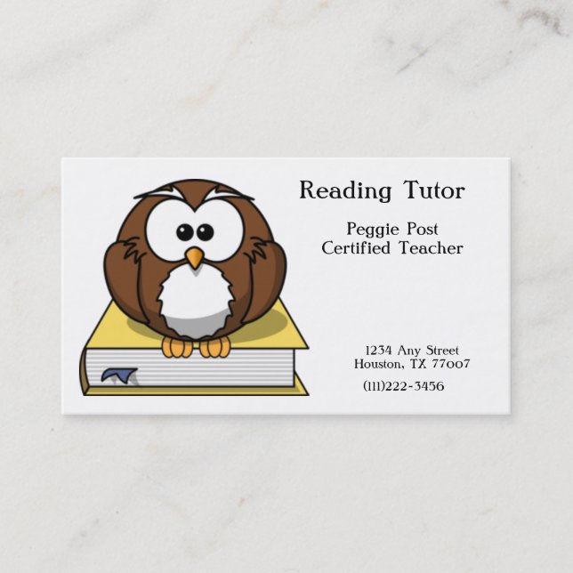 Reading Business Card (Front)