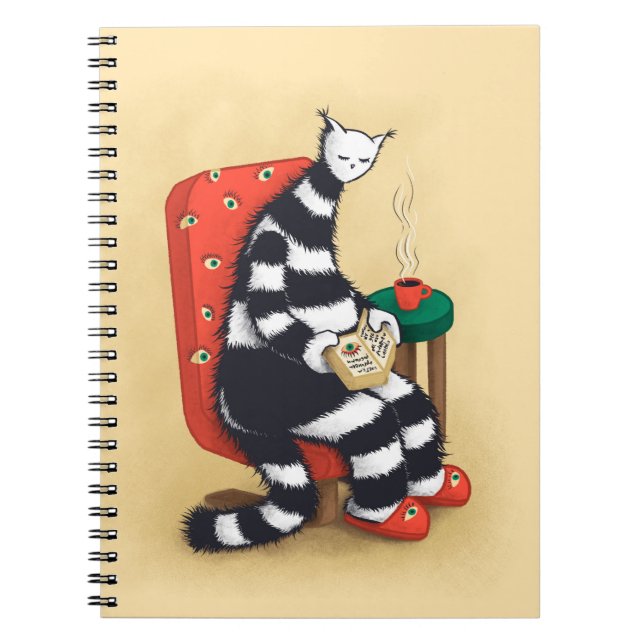 Reading Cat Book Lover (Front)