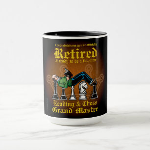 Reading & Chess Grand Master Mug