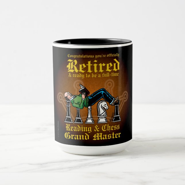 Reading & Chess Grand Master Mug (Center)