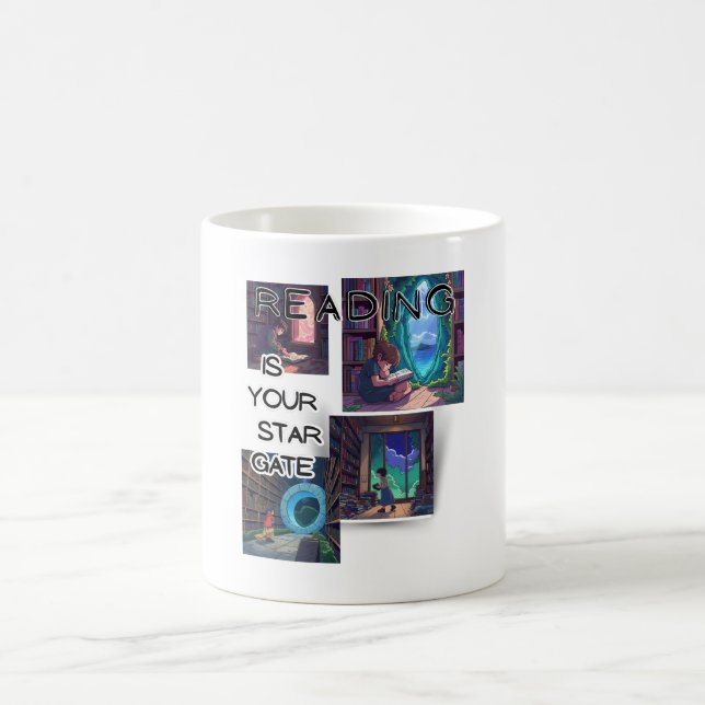 reading coffee mug (Center)