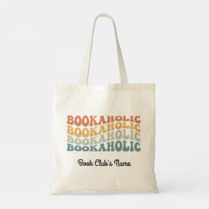 Reading Custom Reader Book Club Text Gift Tote Bag