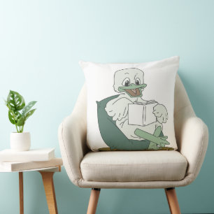 Reading Duck Throw Pillow